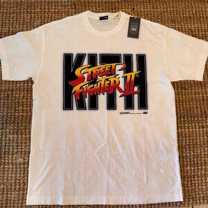 Kith × Capcom Street Fighter Ultra Vintage Jones Tee – White (Size S)